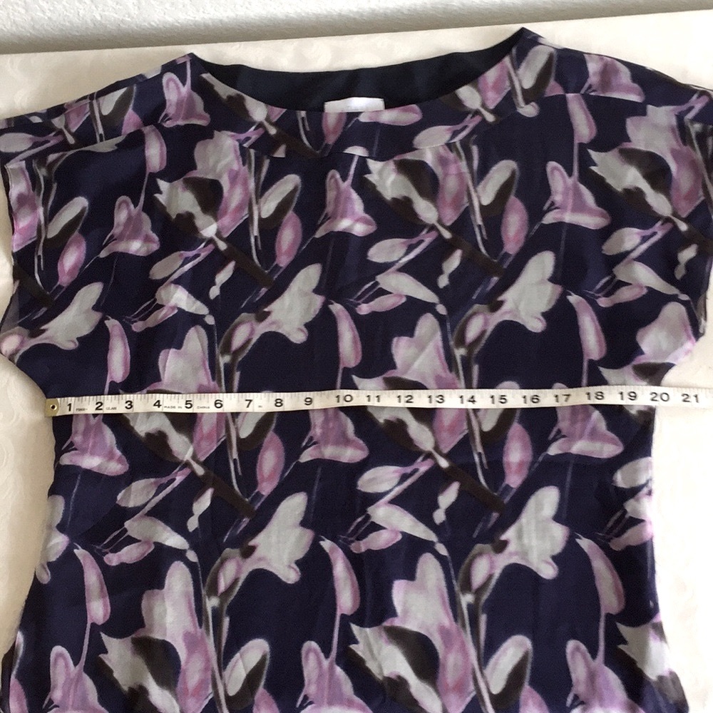 Adam floral print silk shift dress - Picture 7 of 8